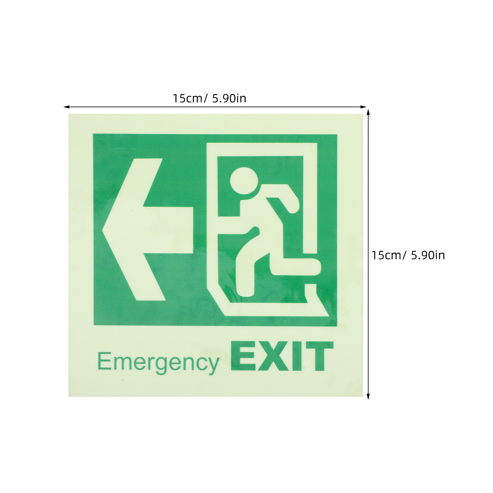 Self Adhesive Luminous Emergen - đánh giá và giá Emergency Exit Sign