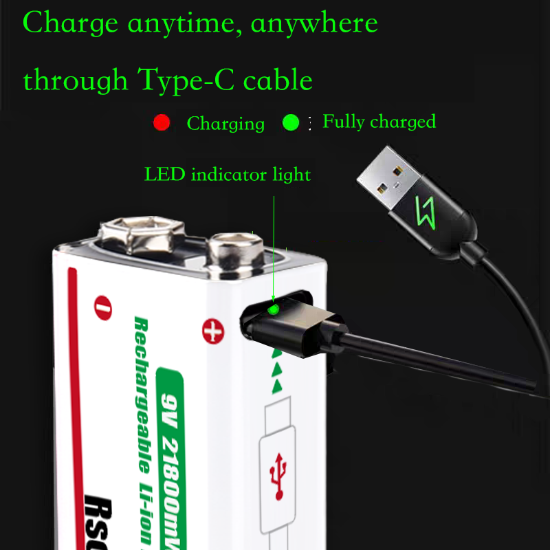 USB-C Rechargable 9V Lithium i - đánh giá và giá Smoke Detector Interconnected