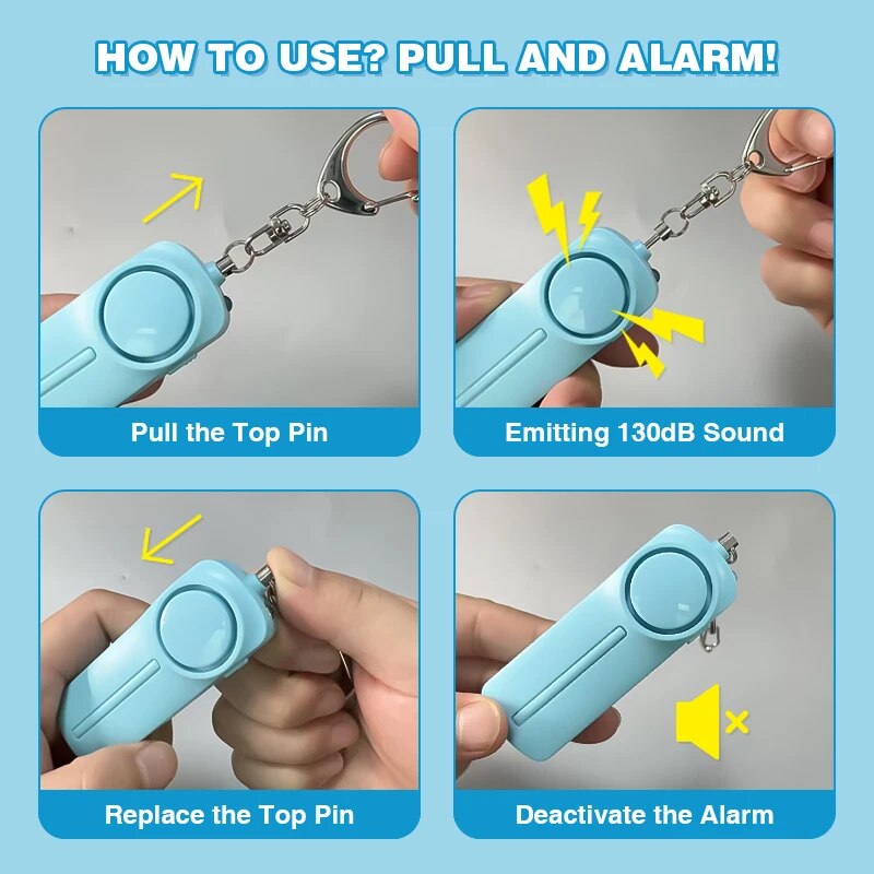 Personal Security Alarm Self D - đánh giá và giá Personal Alarm Keychain
