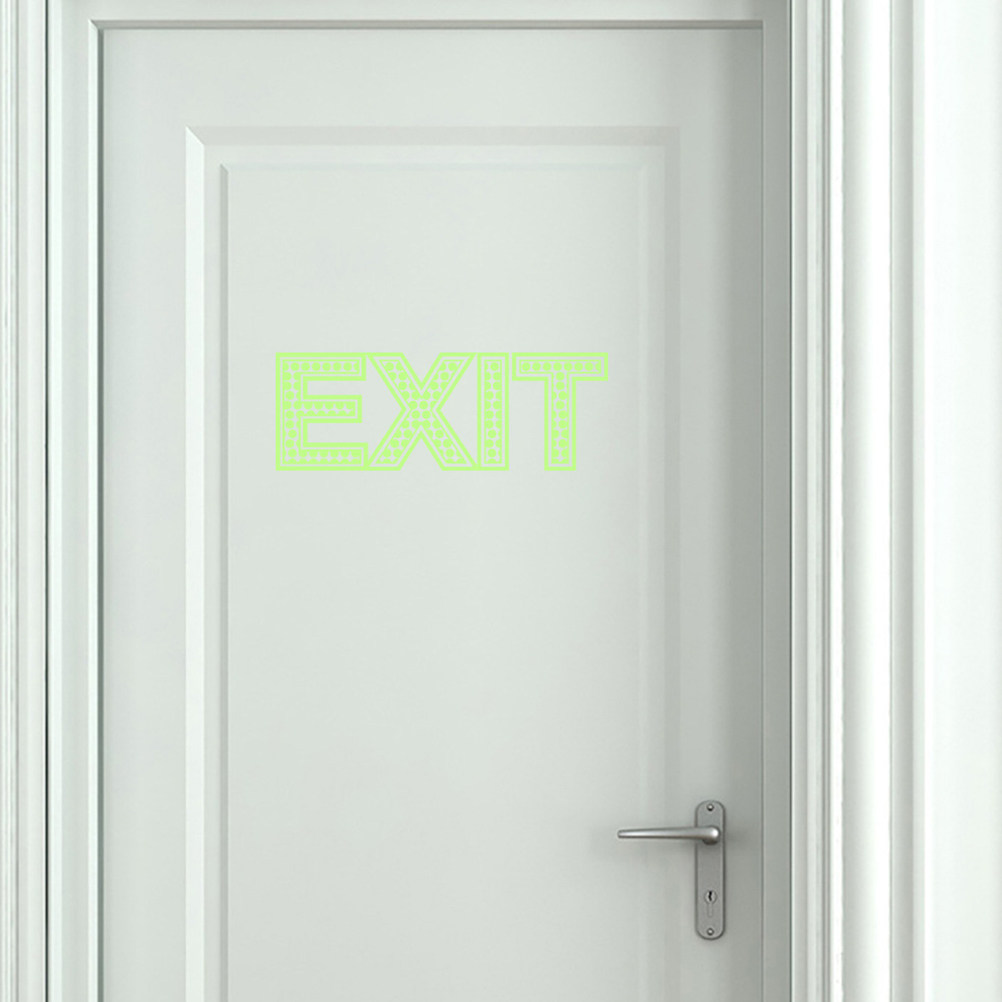 3Pcs Night Glow Exit Sticker L - đánh giá và giá Emergency Exit Sign