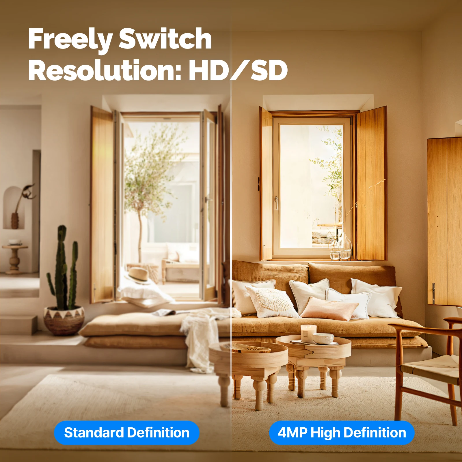 MOESTuya WiFi Indoor Pan/Tilt  - đánh giá và giá Eufy Camera E220