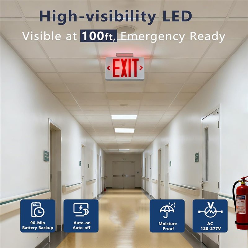 B67C UL Listed,Commercial Emer - đánh giá và giá Emergency Exit Sign