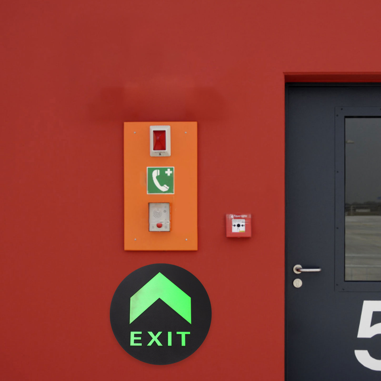 5Pcs Night Luminous Exit Sign  - đánh giá và giá Emergency Exit Sign