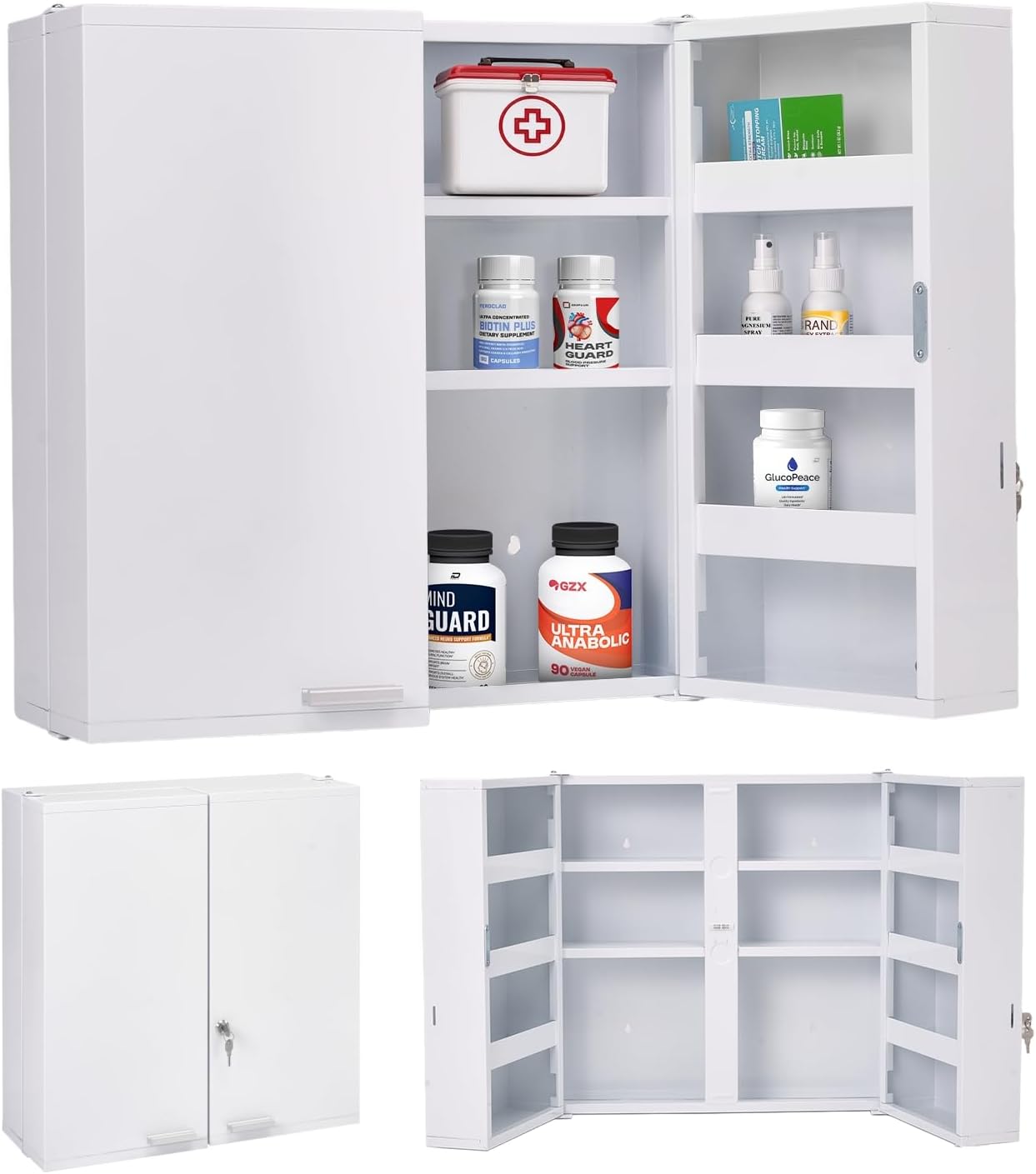 Large Locking Medicine Cabinet - đánh giá và giá Medicine Cabinet Lock