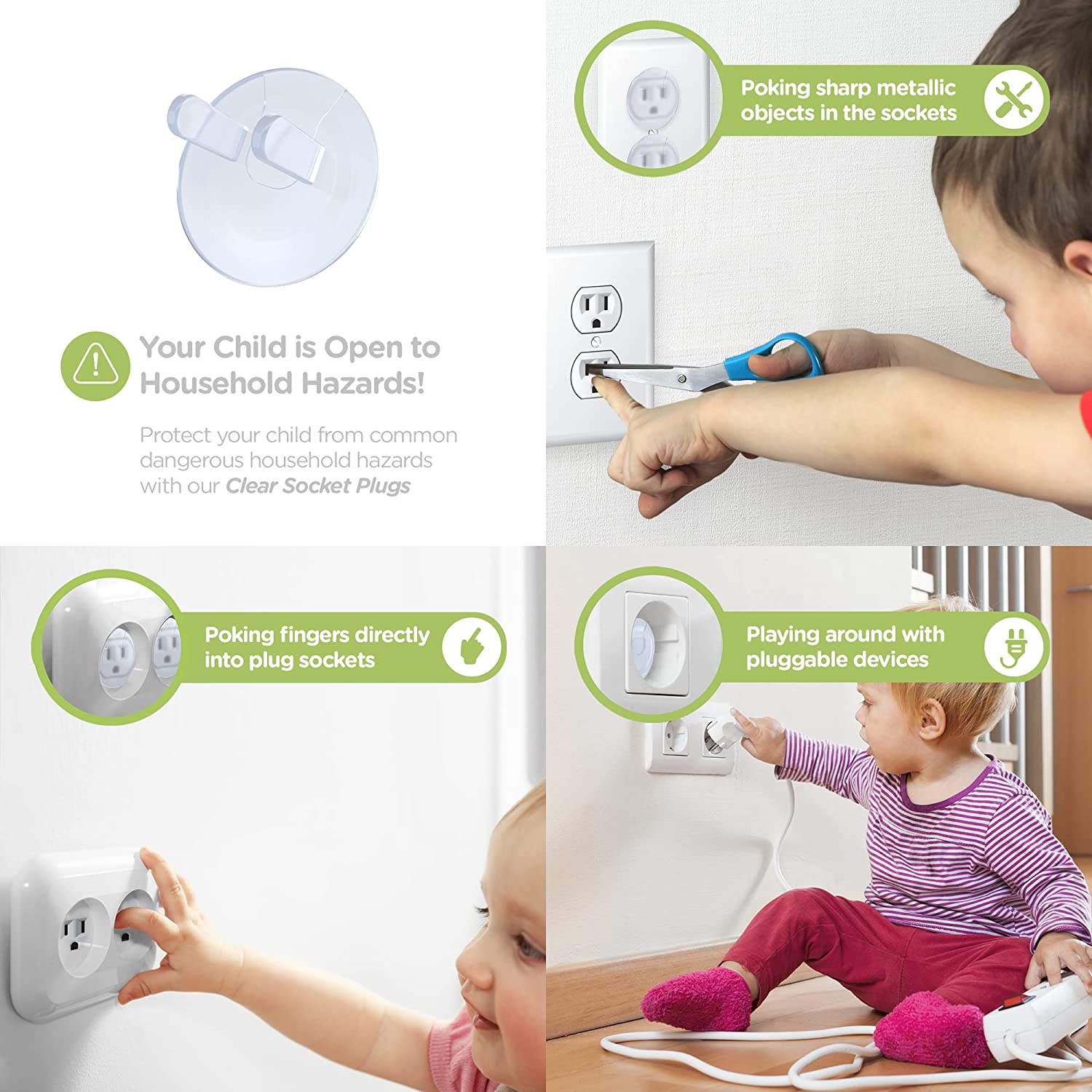 10pcs Outlet Covers, American  - đánh giá và giá Outlet Cover Baby