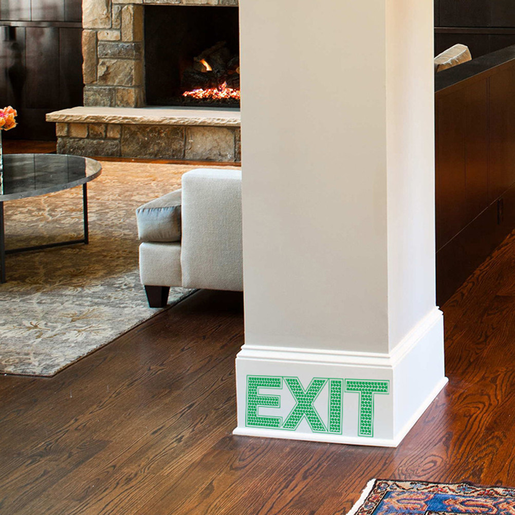 Luminous Exit Wall Sticker Dec - đánh giá và giá Emergency Exit Sign